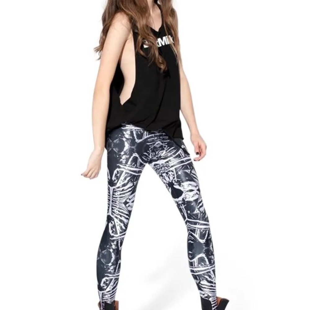 Blackmilk Bone Machine 2.0 Leggings Size: M